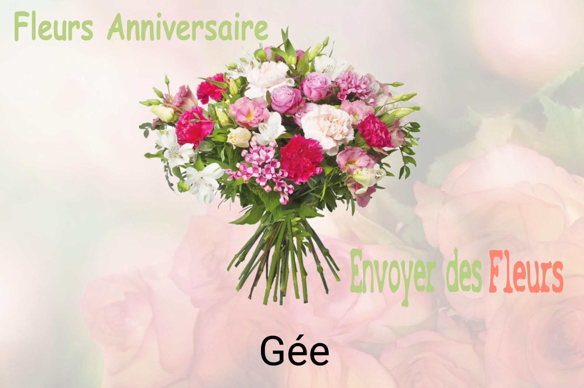 Bouquet de fleurs d’anniversaire livré à Gée