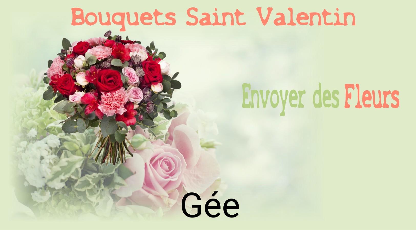 Roses de Saint-Valentin livrées à Gée